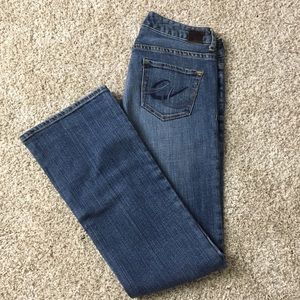 Express Boot cut denim jeans. Size 0R